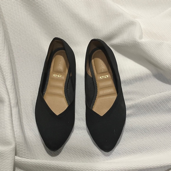 Kelly & Katie Shoes - Kelly & Katie Black Pointed-Toe Flats